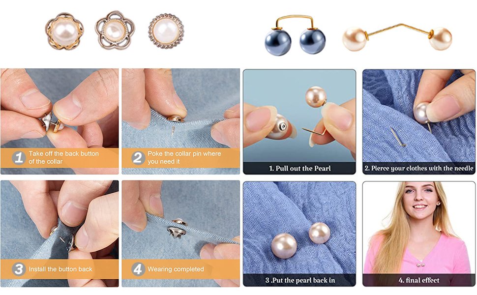 pearl safety pins for women