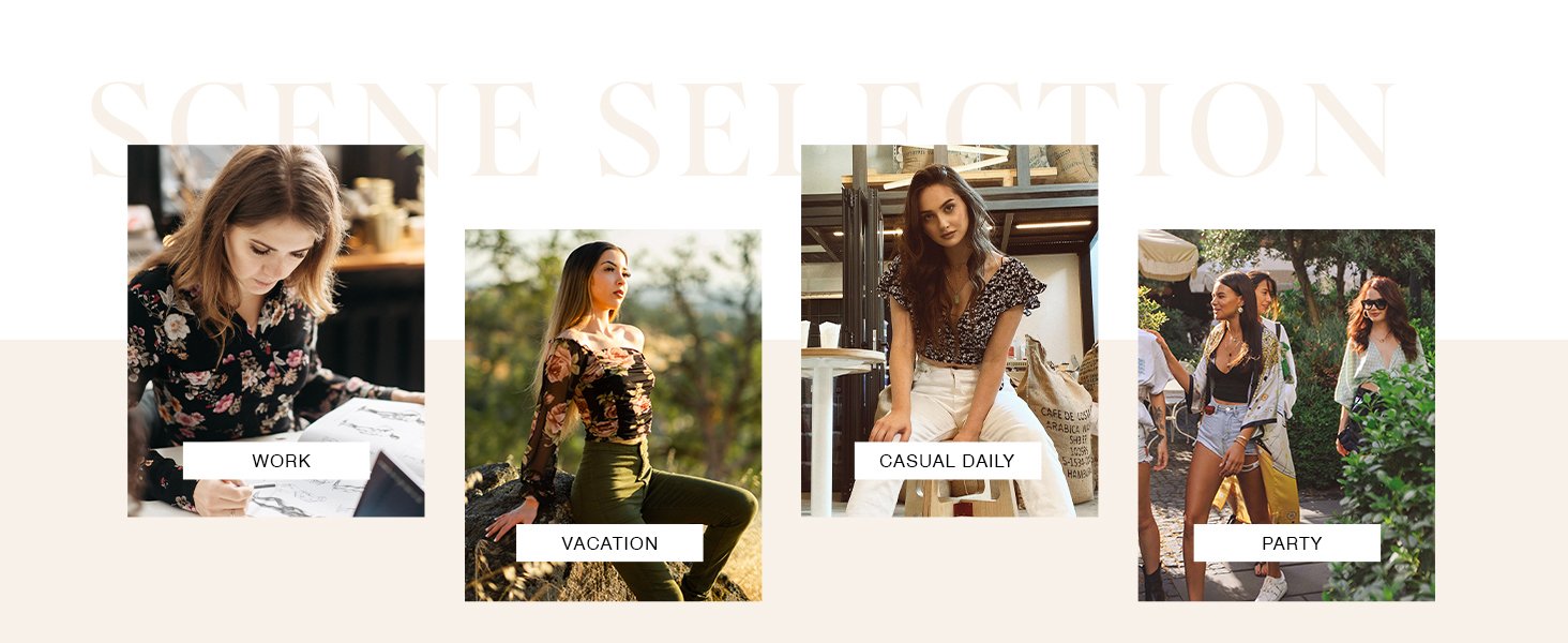 floral women tops