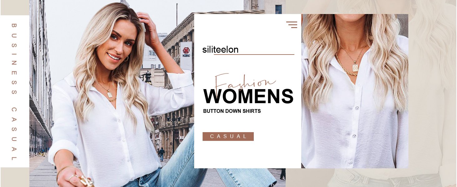 white button down shirt women