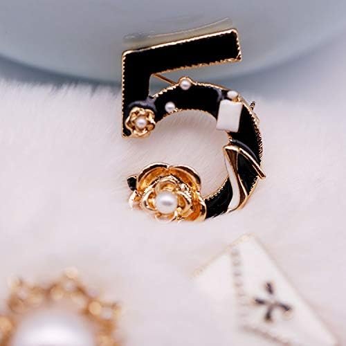 415lQ0MhybL._AC Celebrity Designer Jewelry Brooch Pins,Brooches with Imitation Pearl for Women Fashion