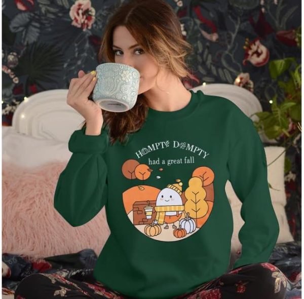 51hfzyWU1lL._AC Had A Great Fall Sweatshirt Woman Pumpkin Coffee shirt Funny Autumn Top Thanksgiving Halloween Long Sleeve Tops