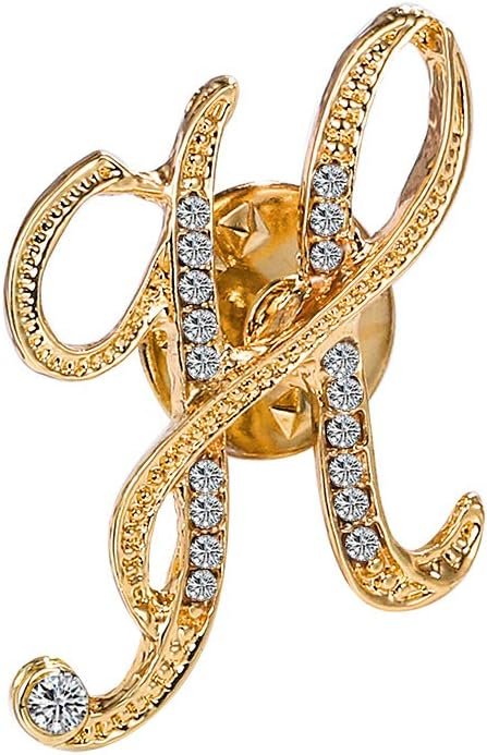 61-UbCksTCL._AC_SL1000 Initial Letter Brooch Pin Small Lapel Pin Tie Tack Name Personalized Gifts for Women Men Gold A-Z