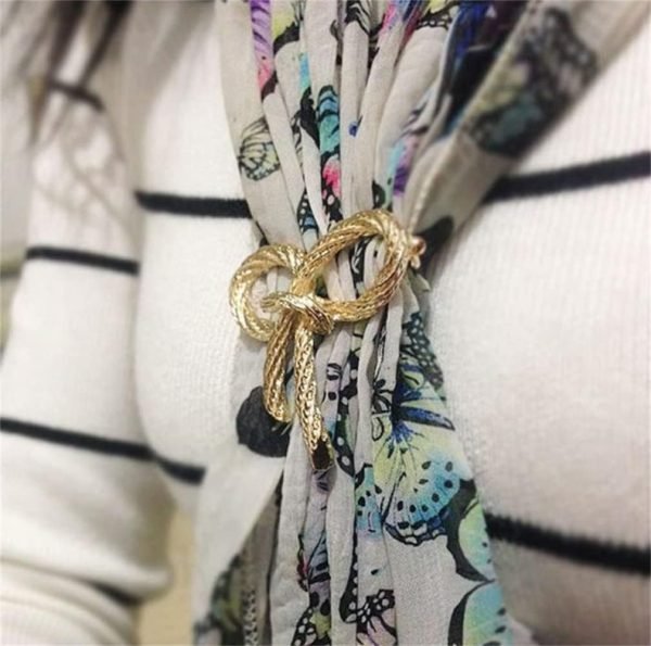 616ifcdwpXL._AC_SL1009 Elegant Gold Color Bow Tie Brooch Lapel Pin For Women Simple Dress Coat Cardigan Wedding Jewelry Gifts
