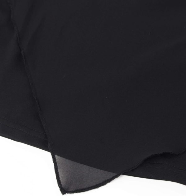 618yBLPvL-L._AC_SL1500 Women's Lightweight Flowy Shirt Double-Layered Printed Chiffon Poncho Blouse Top