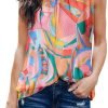 Womens Casual Sleeveless Shirts Halter Neck Leopard Print Tank Top and Blouses