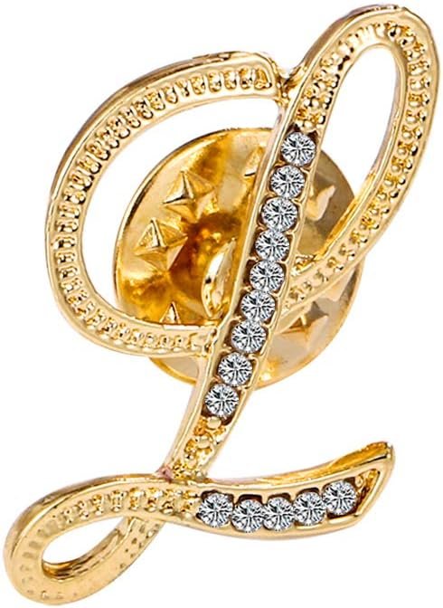 61nrl17wNAL._AC_SL1000 Initial Letter Brooch Pin Small Lapel Pin Tie Tack Name Personalized Gifts for Women Men Gold A-Z