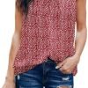 Womens Casual Sleeveless Shirts Halter Neck Leopard Print Tank Top and Blouses