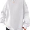 Women Oversized Sweatshirts Hoodies Fleece Crewneck Pullover Top Casual Fall Outfits Preppy Clothes Teen Girls 2024