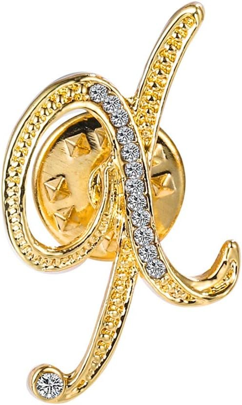 61yH66_dk3L._AC_SL1000 Initial Letter Brooch Pin Small Lapel Pin Tie Tack Name Personalized Gifts for Women Men Gold A-Z