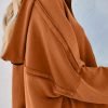 Hoodies for Women 2024 Fashion Fall V Neck Button Down Long Sleeve Hooded Sweatshirts Tops
