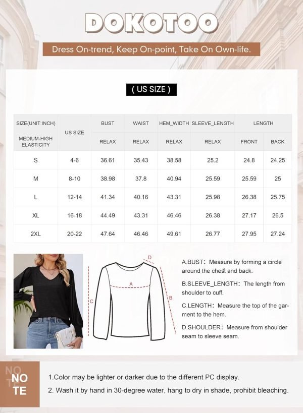 718ihlSmDEL._AC_SL1500 Women's Casual Long Sleeve Tops Shirred Shoulders Solid Color Knit Ribbed T Shirts Blouses