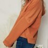 Hoodies for Women 2024 Fashion Fall V Neck Button Down Long Sleeve Hooded Sweatshirts Tops