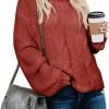 Womens 2024 Winter Fall Solid Turtleneck High Neck Balloon Long Sleeve Sweaters Pullover Outerwear
