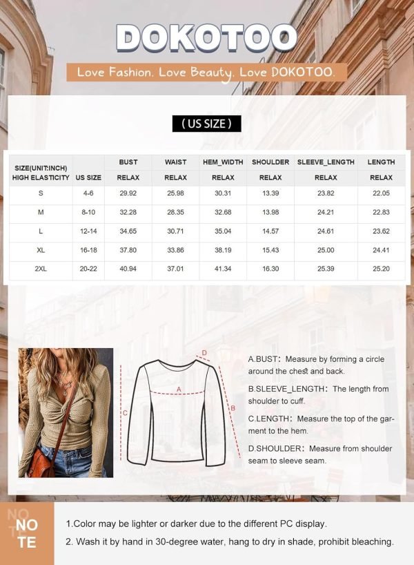 71O2jOInebL._AC_SL1500 Long Sleeve Tops for Women Spring Fall 2024 Womens V Neck Sexy T Shirts for Women Fitted Shirts Tight Basic Tee