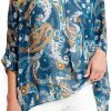 Women Chiffon Blouse Floral Batwing Sleeve Beach Cover Loose Tunic Shirt Tops