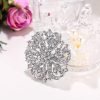 Austrian Crystal Vintage Inspired Bridal Flower Brooch Corsage