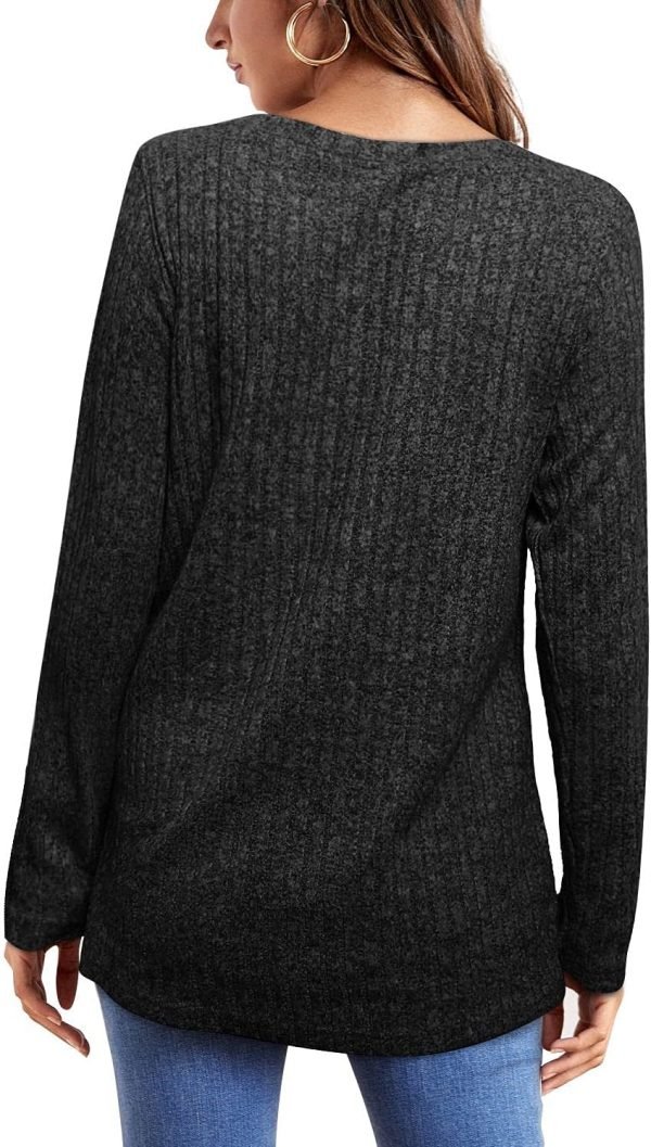 71g_Ihwq0BL._AC_SL1494 Long Sleeve Shirts for Women Lightweight Crew Neck Casual Tunic Tops