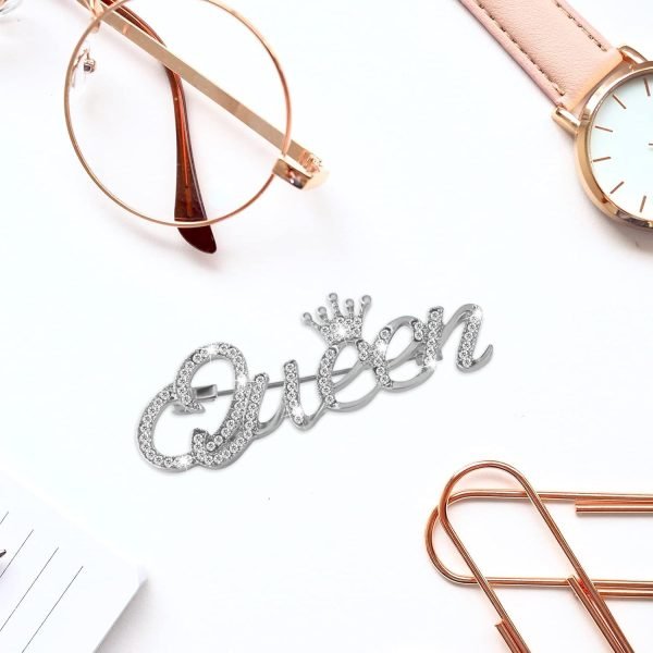 Queen Crown Brooch Pins for Women Girls