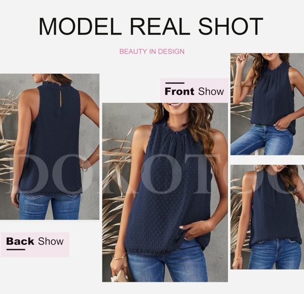 81-FoZ_0ukL._AC_SL1500_1da91ca9-efce-4fef-8512-854e4d7484d6 Womens Casual Sleeveless Shirts Halter Neck Leopard Print Tank Top and Blouses