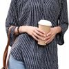 Women's Chiffon Blouse 3/4 Sleeve Crew Neck Loose Tops Casual Blouses Shirt