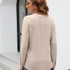 Women's Dressy Casual Blouses Business Work Tops Long Sleeve V Neck Pleated Shirts 2024 Fall Outfits