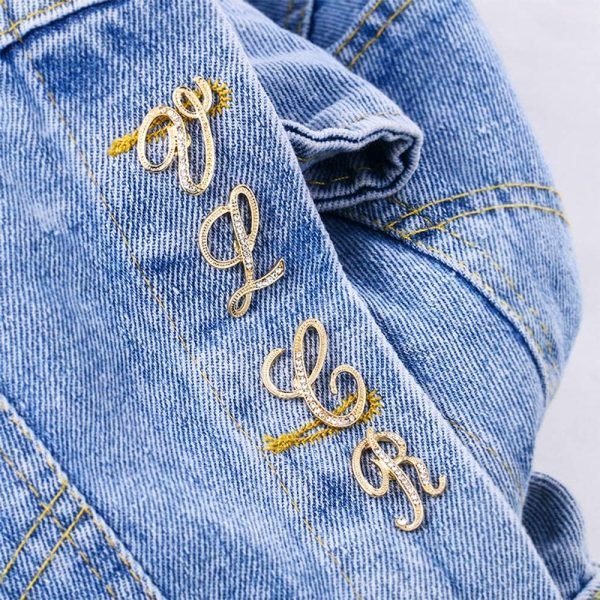 81yIvC8CXTL._AC_SL1000 Initial Letter Brooch Pin Small Lapel Pin Tie Tack Name Personalized Gifts for Women Men Gold A-Z