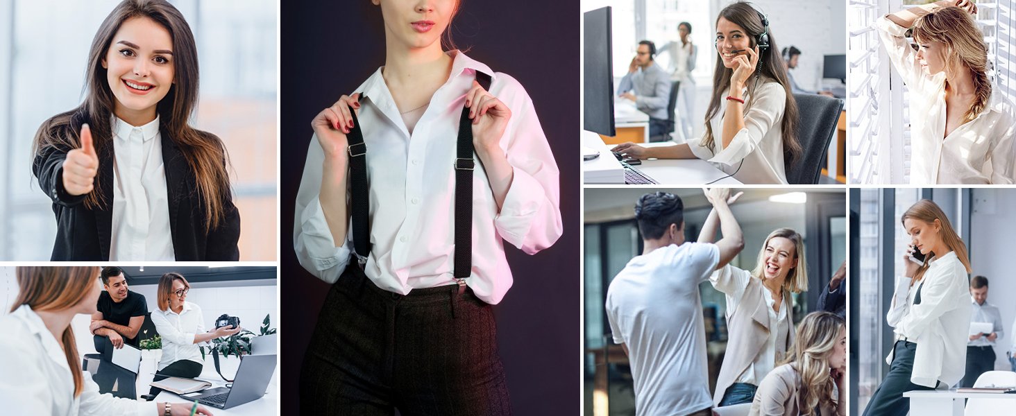 womens white button down blouse