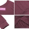 Women's Long Sleeve Boat Neck Off Shoulder Blouse Tops
