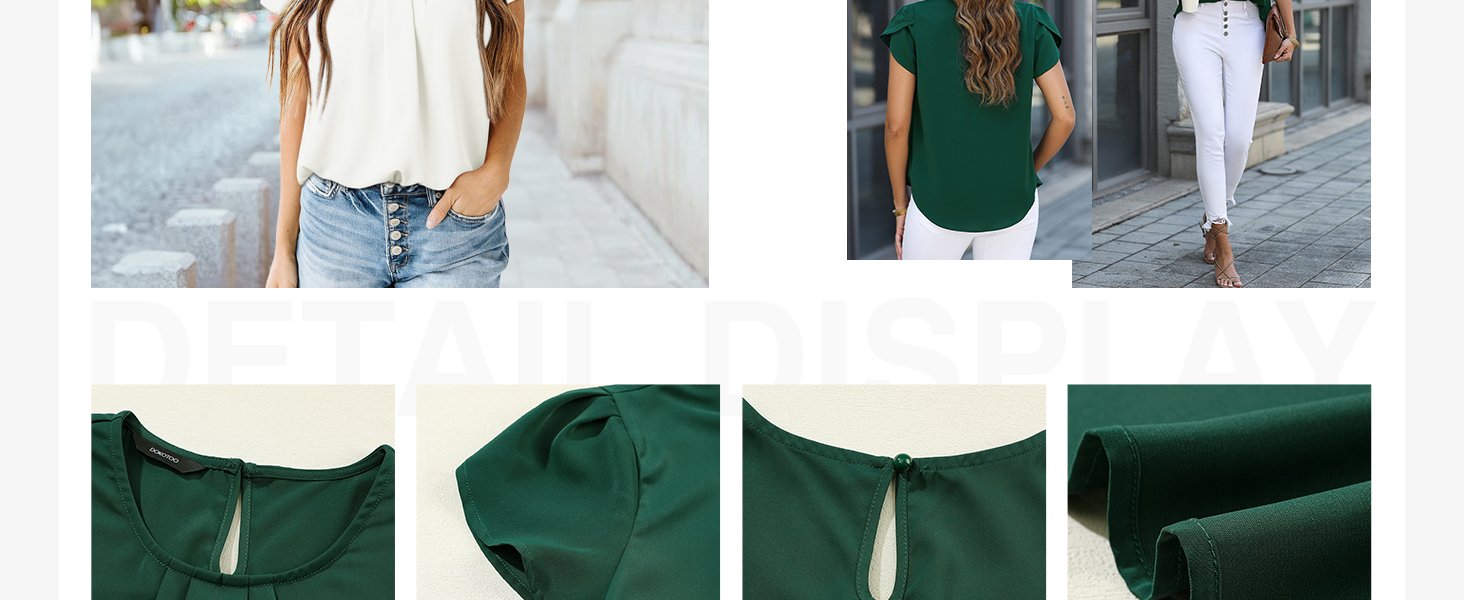  Women Short Sleeve Blouses for women