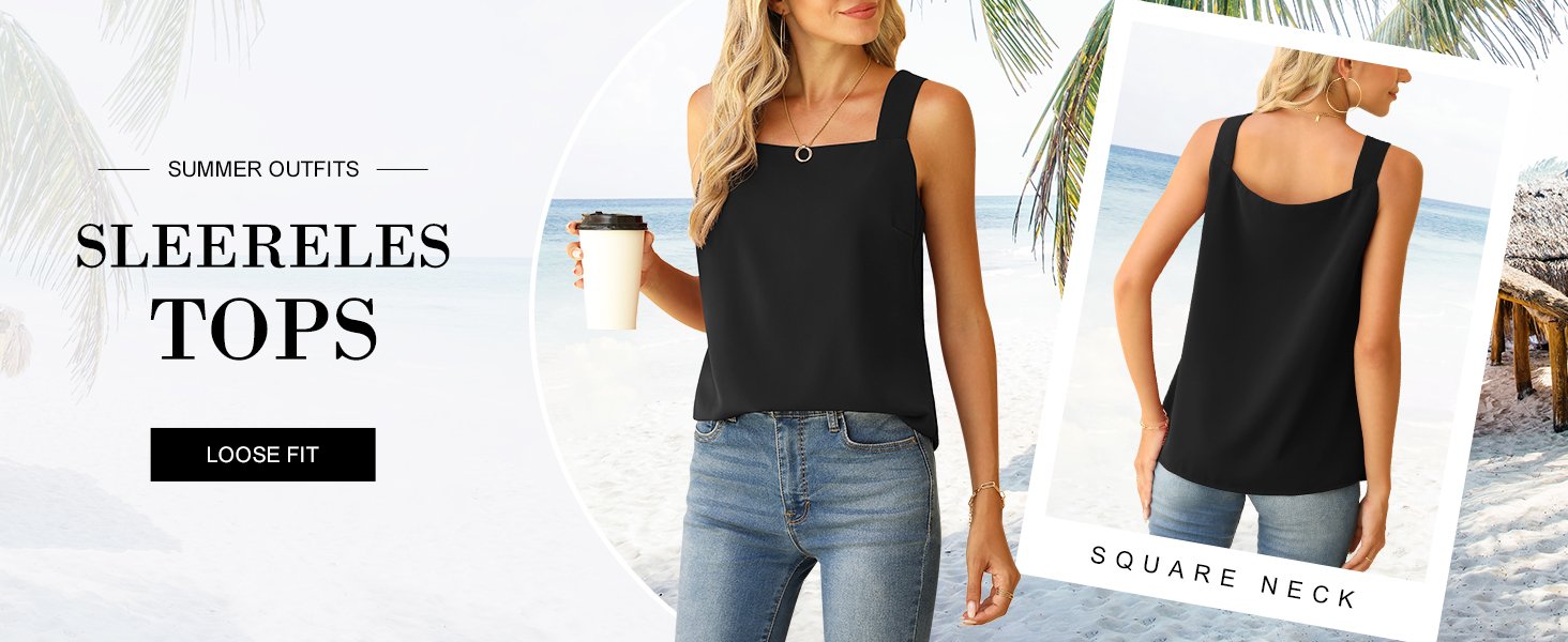 summer tank tops for women,casual tank tops for women,chiffon tank blouse
