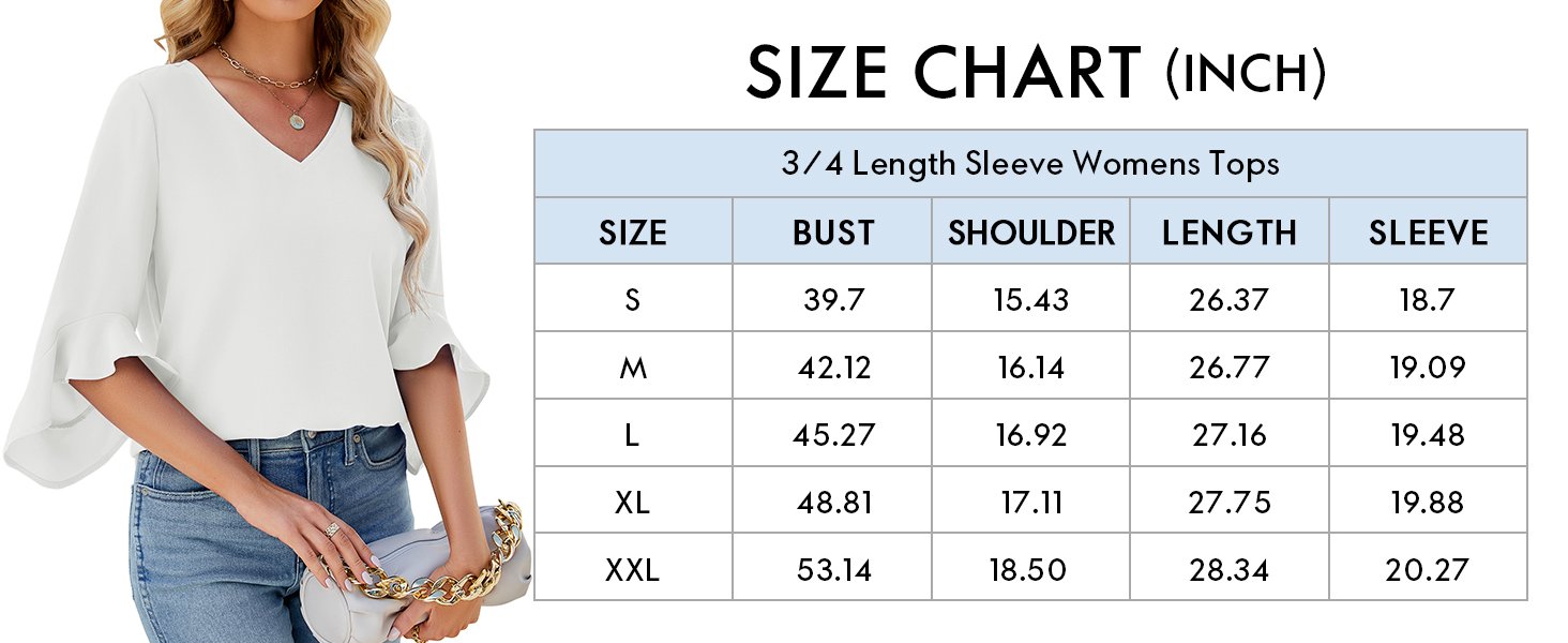 bell sleeve tops for women
