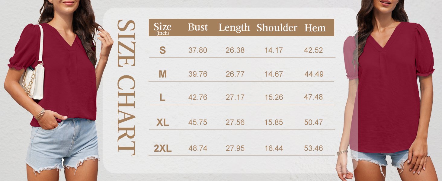 RUBZOOF Size Chart