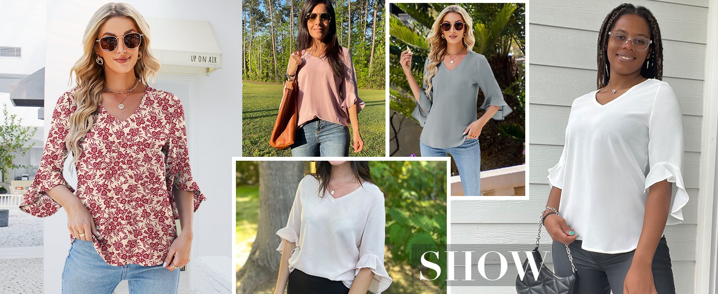 blouses & button-down shirts